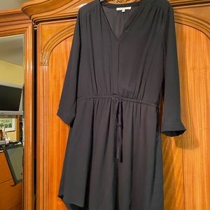 Black shift dress